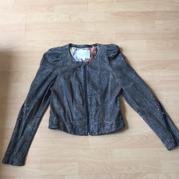 Rachel Roy leather jacket - Picture 1 of 5